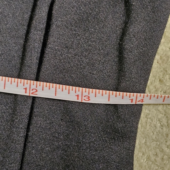 3/$25 Delirious | Gray & Black Striped Mini Dress with Black Coverup size Medium - Picture 7 of 8